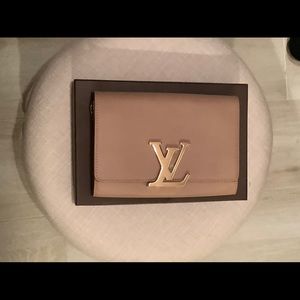 Louis Vuitton lamb skin tan color
